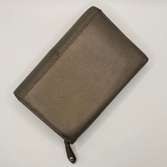 Coach Madison Pleated Leather Accordion Zip Wallet - Picture 3 of 11